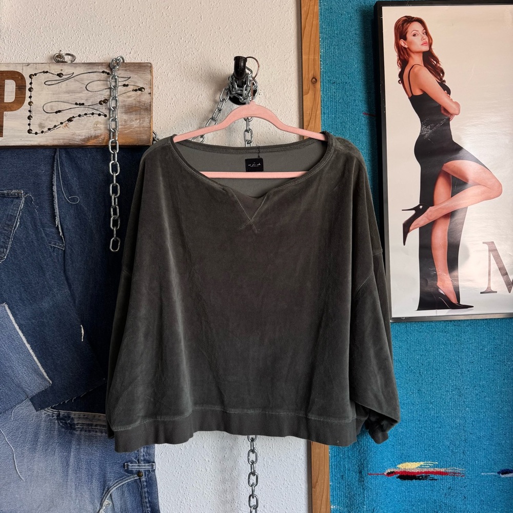 Urban Outfitters Olive Green Scoop Neck Pullover Sweater with pants